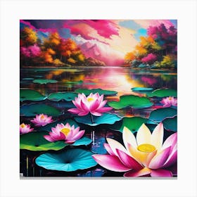 Lotus 14 Canvas Print