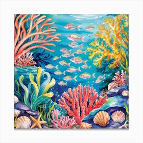 Under The Sea Canvas Print