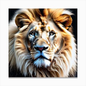 Lion Portrait 19 Canvas Print