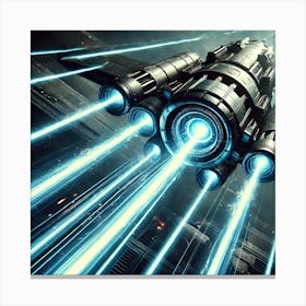 Nova Dart Quick Strike Lasers Focused Converted Canvas Print