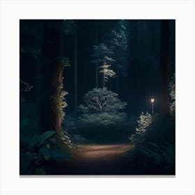 Nocturnal Forest Canvas Print