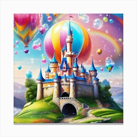 Cinderella Castle 15 Canvas Print