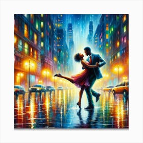 Dance In The Rain Canvas Print
