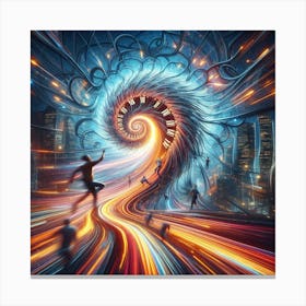 Anxiety state Canvas Print