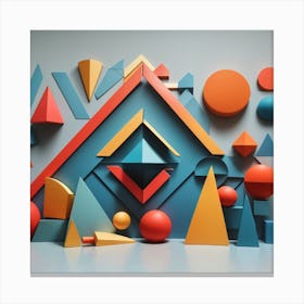 Geometric Shapes 2 Canvas Print