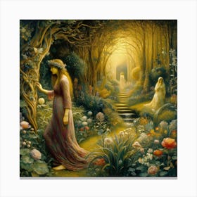 Garden Of The Fairies Canvas Print