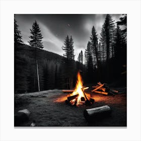 Campfire 1 Canvas Print