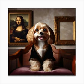 Dog Portrait 3 Canvas Print