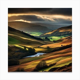 Valleys Of The Dales Canvas Print
