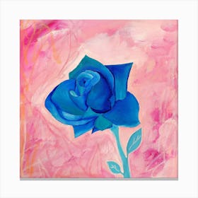 Blue Rose 1 Canvas Print