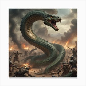 Sacrificial Serpent Canvas Print