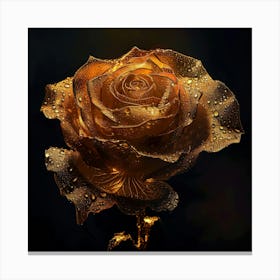 Golden Rose Canvas Print