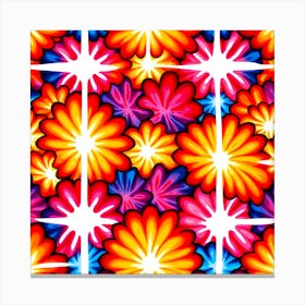 Colorful Floral pattern Canvas Print