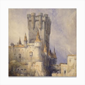 Castle In France Canvas Print