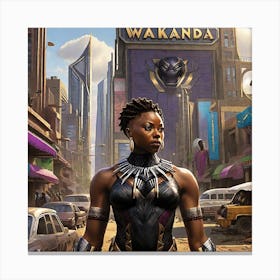 Black Panther 2 Canvas Print