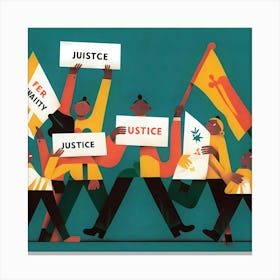 Justice For All Canvas Print