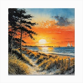 Sunset magic Canvas Print