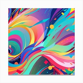 Abstract Swirls 12 Canvas Print