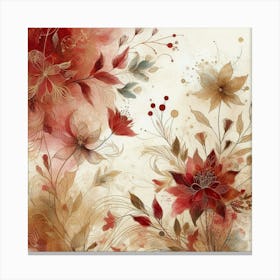 Abstract Floral Painting 1 Canvas Print