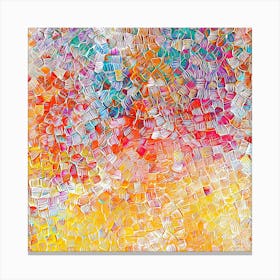 Mosaic Art Canvas Print