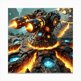 Geothermal Blasters Canvas Print