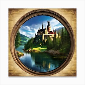 Harry Potter Castle 9 Canvas Print