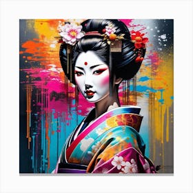 Geisha 142 Canvas Print