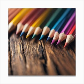 Colorful Pencils 2 Canvas Print