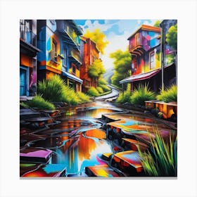 Street Scene Canvas Print