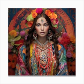 Bohemian Beauty Canvas Print