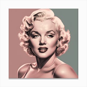 Marilyn Monroe Movie Actress Canvas Print