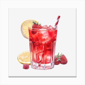 Strawberry Lemonade 3 Canvas Print