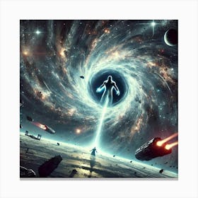 Gravitational Manipulation Black Hole Canvas Print