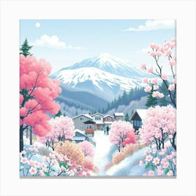 Sakura Blossoms 3 Canvas Print