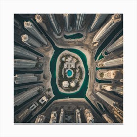 Dubai Skyline Canvas Print