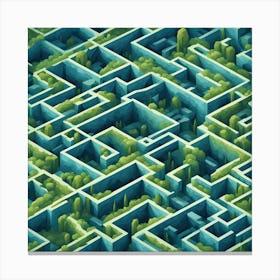 Maze 13 Canvas Print