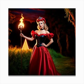Queen Of The Night Canvas Print