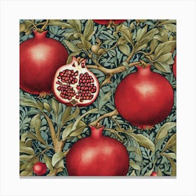 william morris Pomegranate Canvas Print