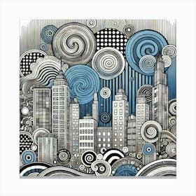 Cityscape 21 Canvas Print