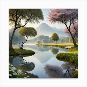 Cherry Blossoms 3 Canvas Print