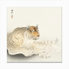 Tiger (1900 1930), Ohara Koson 1 Canvas Print
