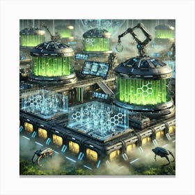 Chemical Warfare Labs Scifi Canvas Print