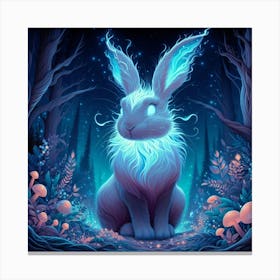 A mystical rabbit 2 Canvas Print