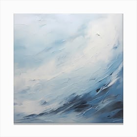 Misty Mirage: Gentle Brushstrokes Canvas Print