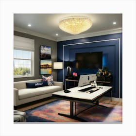 Home Office 1 Canvas Print