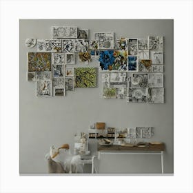 Collage Wall Canvas Print