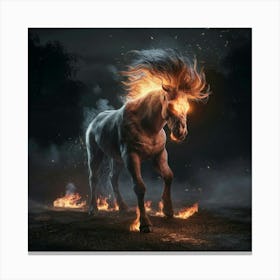 Mythical Horse Canvas Print