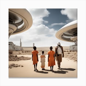 People S From The Future International Award Winning Photography Canvas Print