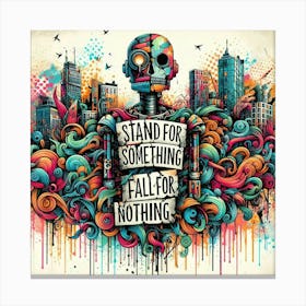 Stand For Something Fall For Nothing 4 Canvas Print