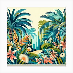 Tropical Jungle 2 Canvas Print